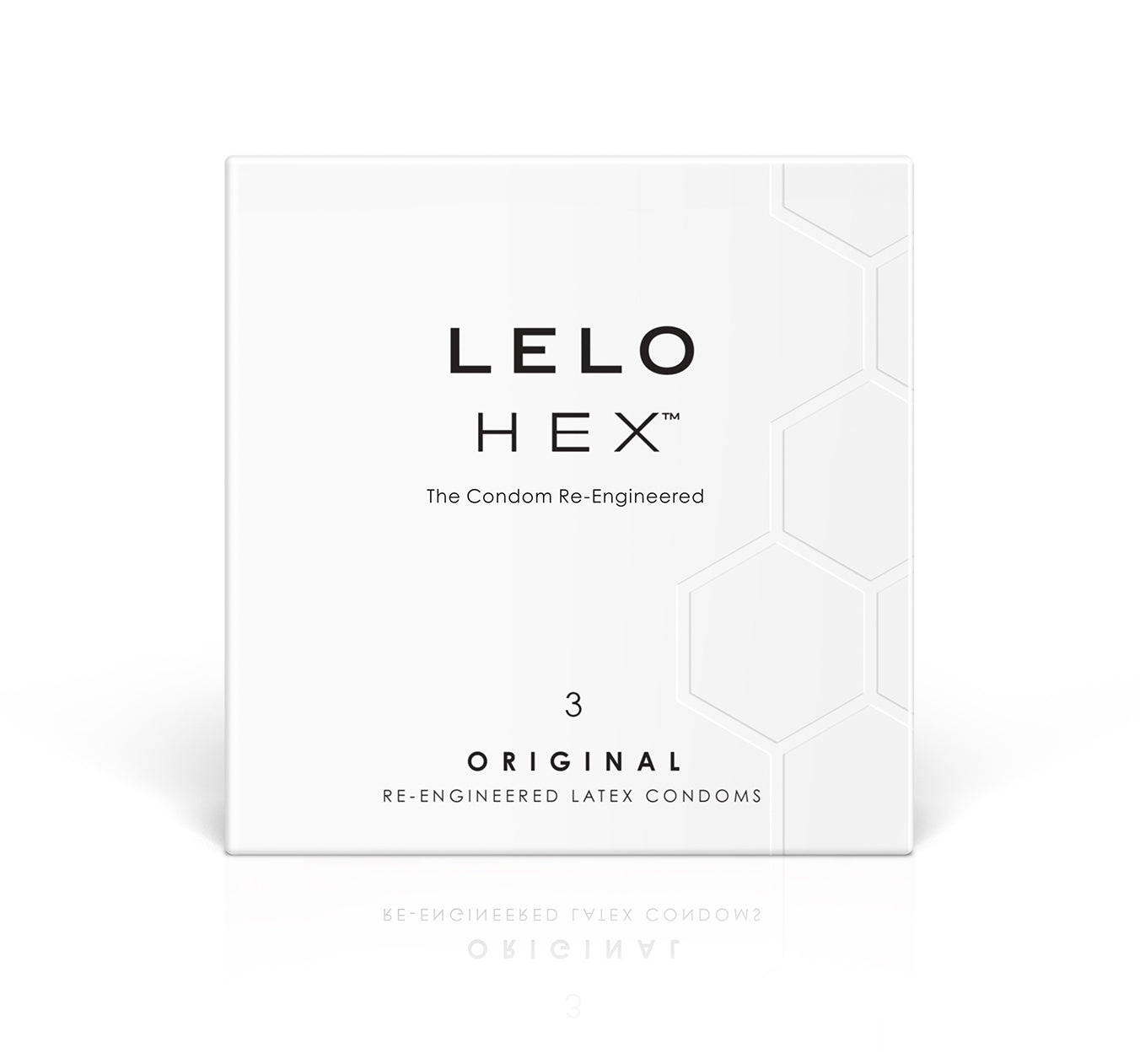 "Hex Condoms Original - 3 Pack LELO-2470"