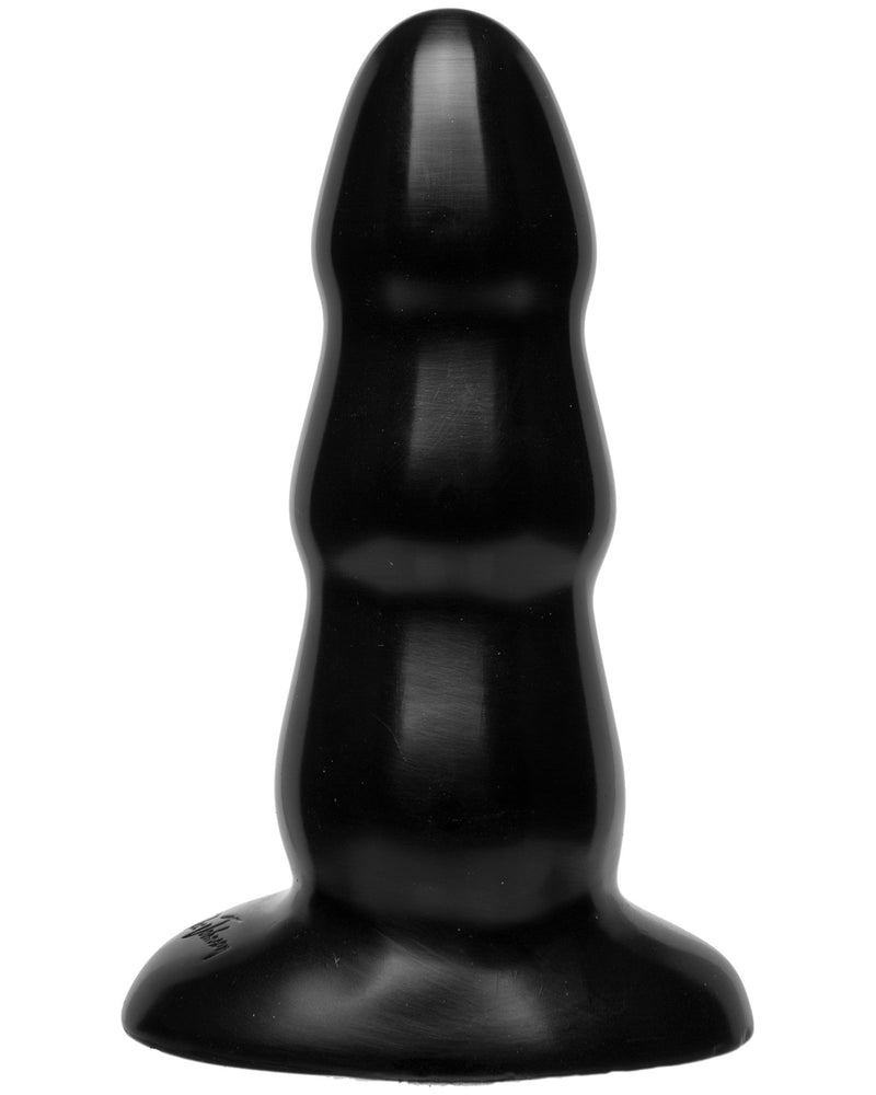 "Triple Ripple Butt Plug - Medium - Black DJ0247-03"
