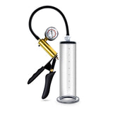 Performance - Vx6 Vacuum Penis Pump With Brass Pistol & Pressure Gauge - Clear