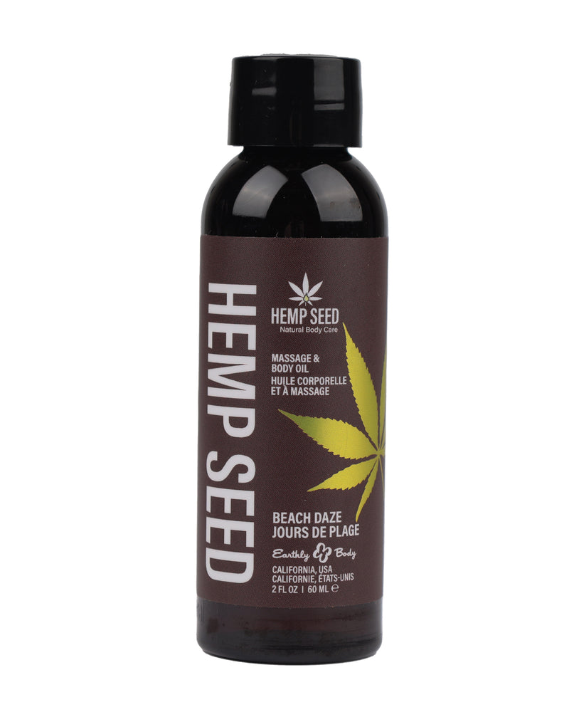 "Hemp Seed Massage and Body Oil - Beach Daze 2 Fl. Oz/ 60ml EB-MAS245"