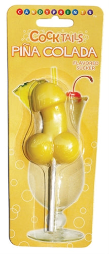 "Pina Colada Cocktail Sucker CP-6715"