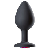 "Cloud 9 Novelties Gems Jeweled Silicone Anal Plug - Medium WTC304"