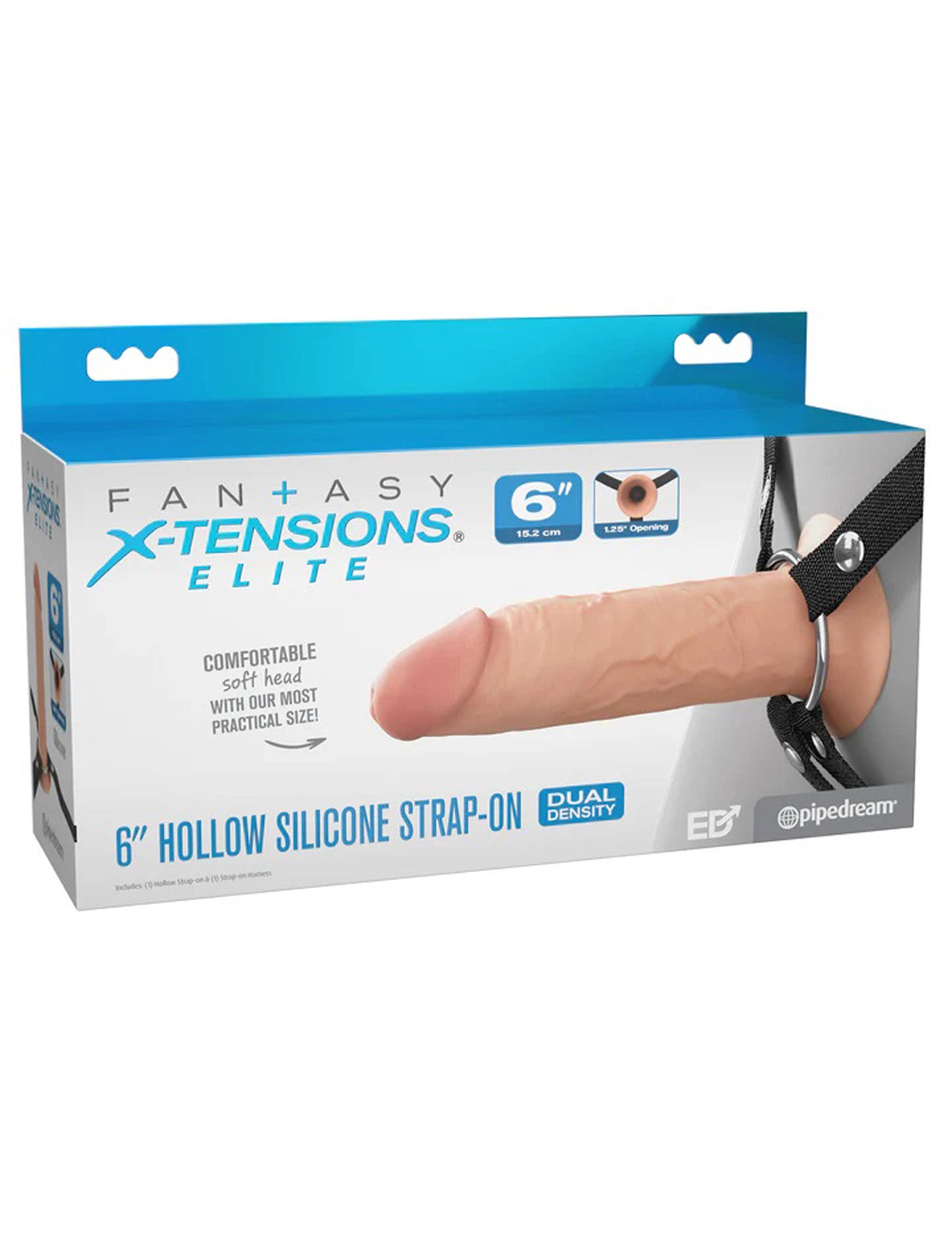 "Fantasy X-Tensions Elite 6 Silicone Hollow Strap Dual Density - Light PD4158-21"