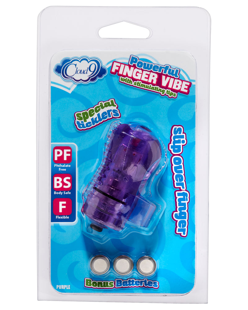 Finger Vibe W/stimulating Tips Purple