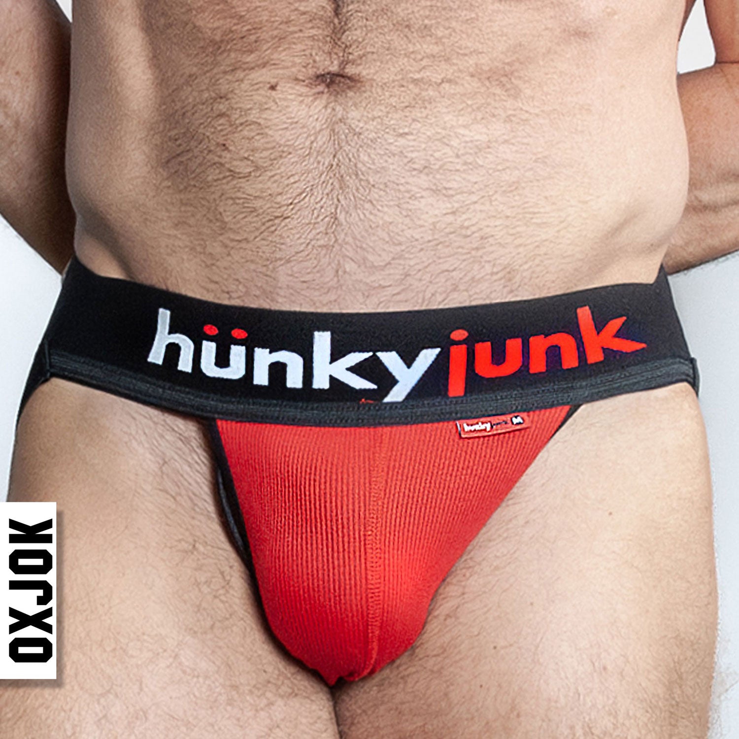 Hunker Comfy-Pouch Slider-Strap Jock Red Hot Medium