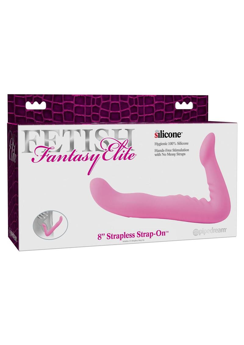 Fetish Fantasy Elite Strapless Strap On 8 Inch Pink