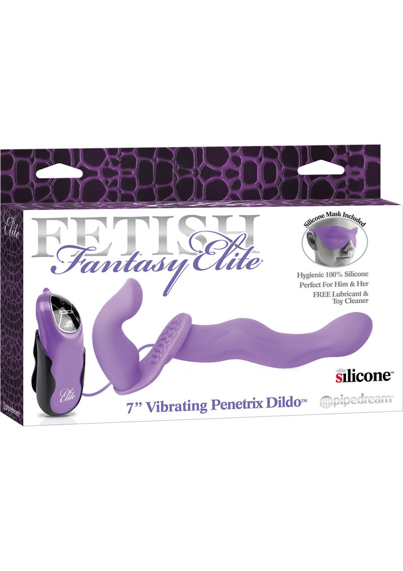 Fetish Fantasy Elite Vibrating Penetrix Dildo 7 Inch Purple