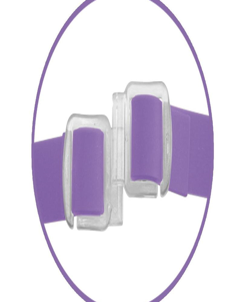 Fetish Fantasy Elite - Correa vibradora doble placer, color morado