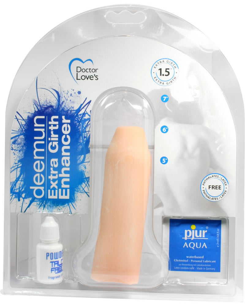 A los médicos les encanta el potenciador del grosor del pene Deemun de 5 pulgadas color carne