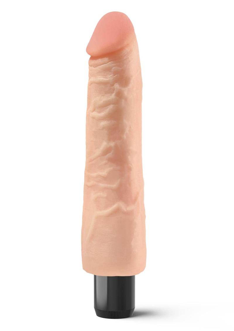 Real Feel Lifelike Toyz Number 5 Realistic Vibrator Waterproof Flesh 7.5 Inch