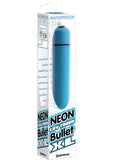 Bala Neon Luv Touch XL resistente al agua de 3,25 pulgadas, color azul