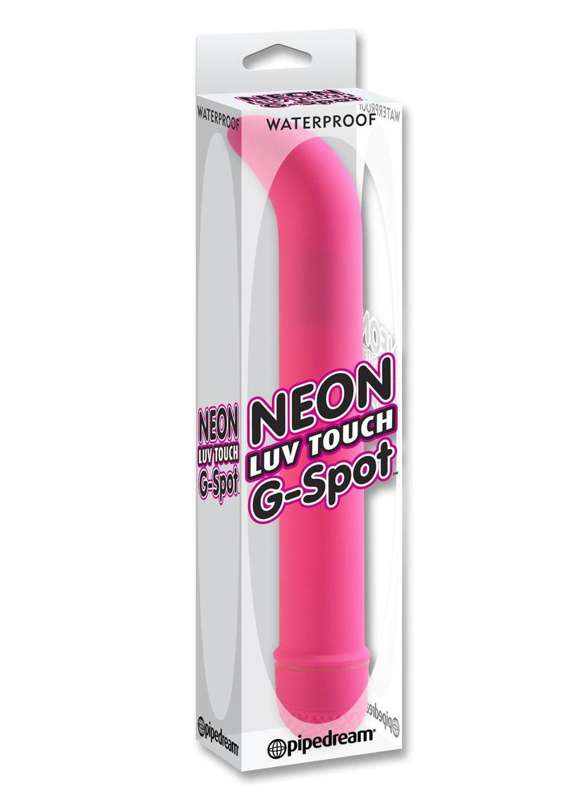 Neon Luv Touch G Spot Vibrator Waterproof 7.25 Inch Pink