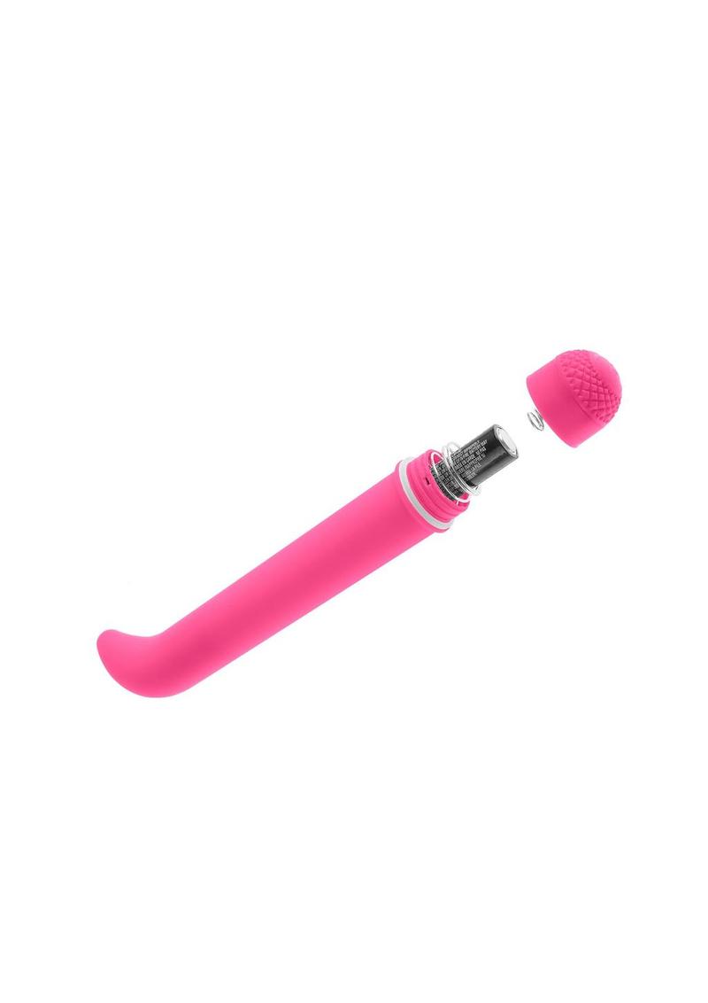 Vibrador para punto G Neon Luv Touch resistente al agua, 7,25 pulgadas, color rosa
