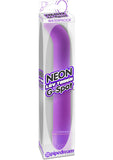 Neon Luv Touch G Spot Vibrator Waterproof 7.25 Inch Purple