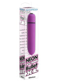 Bala Neon Luv Touch XL resistente al agua de 3,25 pulgadas, color morado