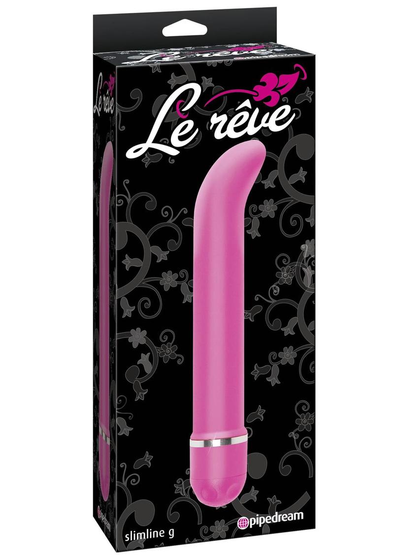 Le Reve Slimline G Massager Waterproof 8.5 Inch Pink