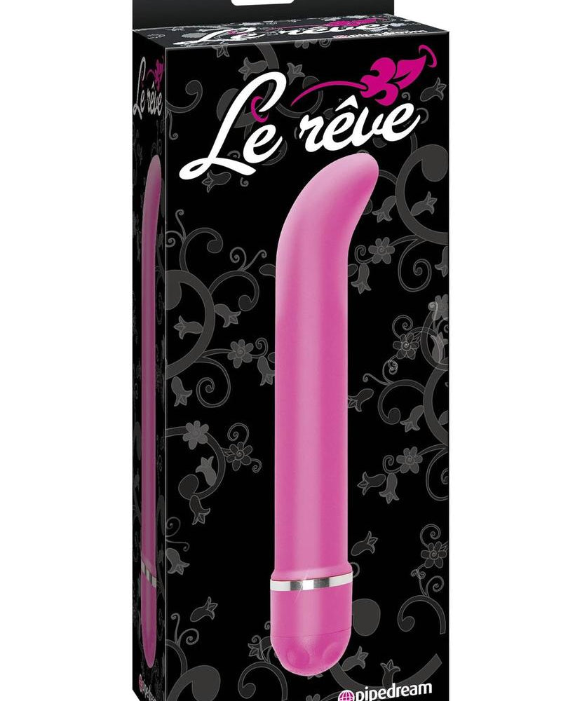 Masajeador Le Reve Slimline G resistente al agua de 8,5 pulgadas, color rosa