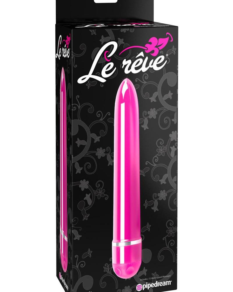 Masajeador Le Reve Slimline resistente al agua de 8,5 pulgadas, color rosa