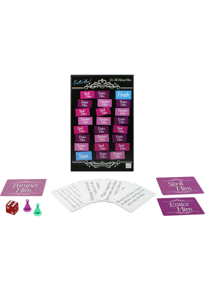 Entice Him Game It`s All About Him Board Game