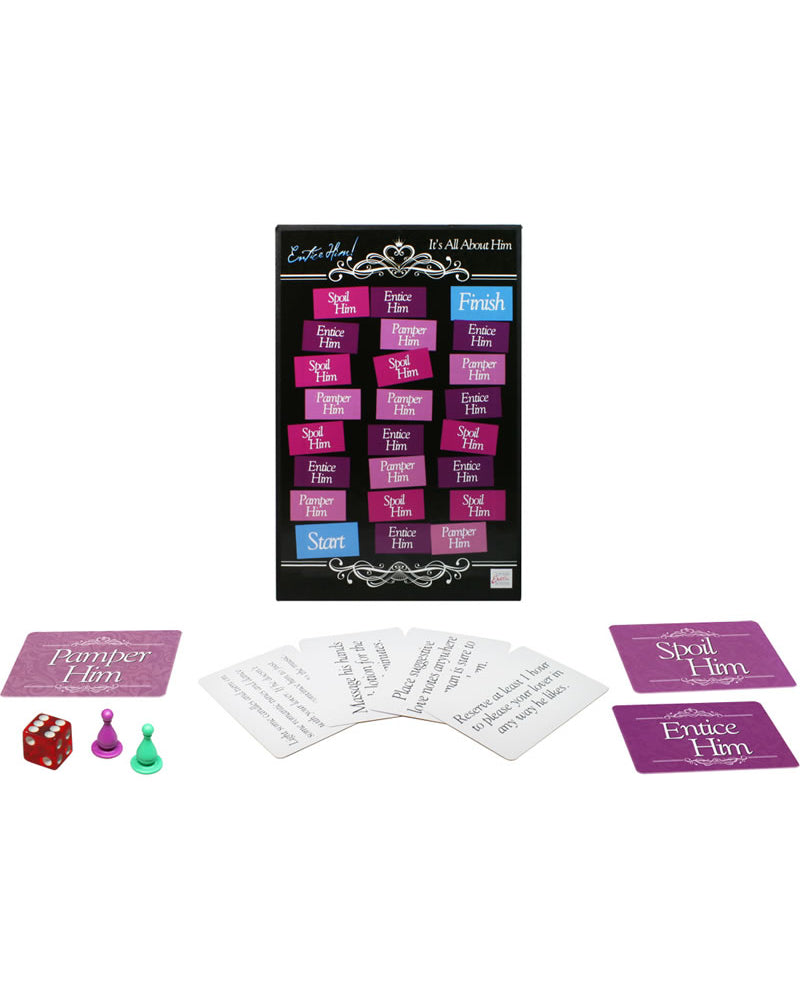 Juego Entice Him Juego de mesa Todo es cuestión de él