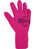 Guante de masaje de 5 dedos Fukuoku para mano derecha, impermeable, color rosa