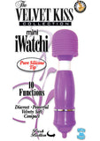 The Velvet Kiss Collection Mini iWatchi Silicone Tip Massager Waterproof Purple