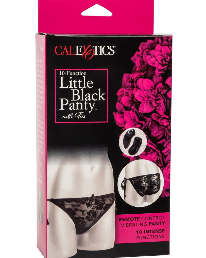 Little Black Panty Panty With Ties Remote Control Waterproof Black