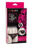 Little Black Panty Panty With Ties Remote Control Waterproof Black