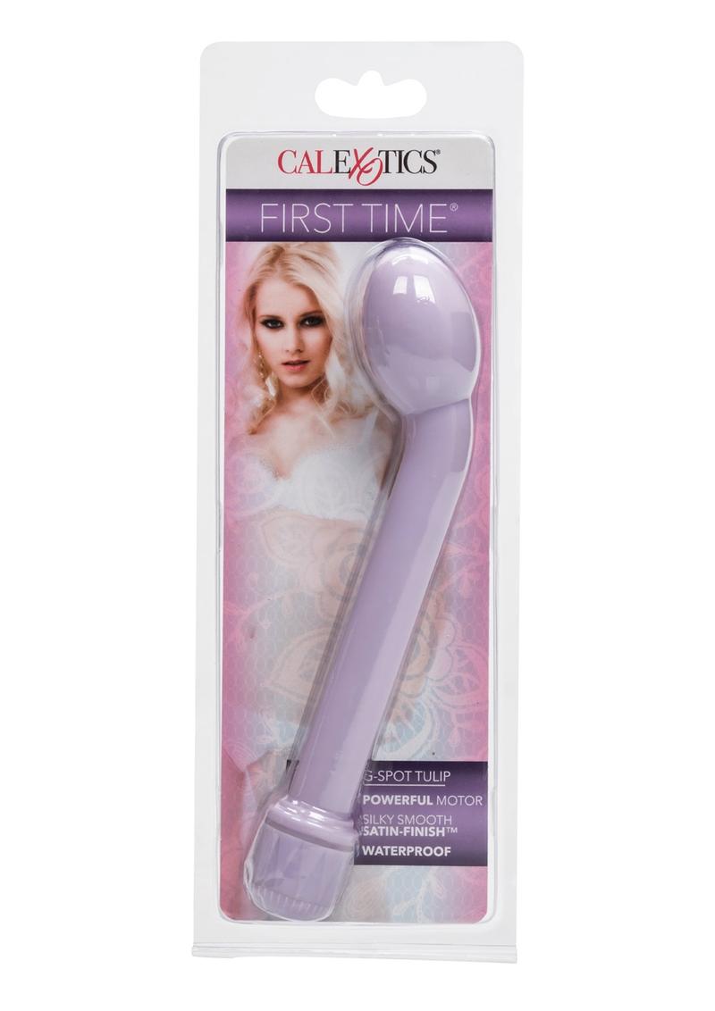 First Time G Spot Tulip Vibe Waterproof 6.75 Inch Purple