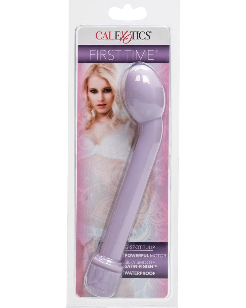 First Time G Spot Tulip Vibe Waterproof 6.75 Inch Purple