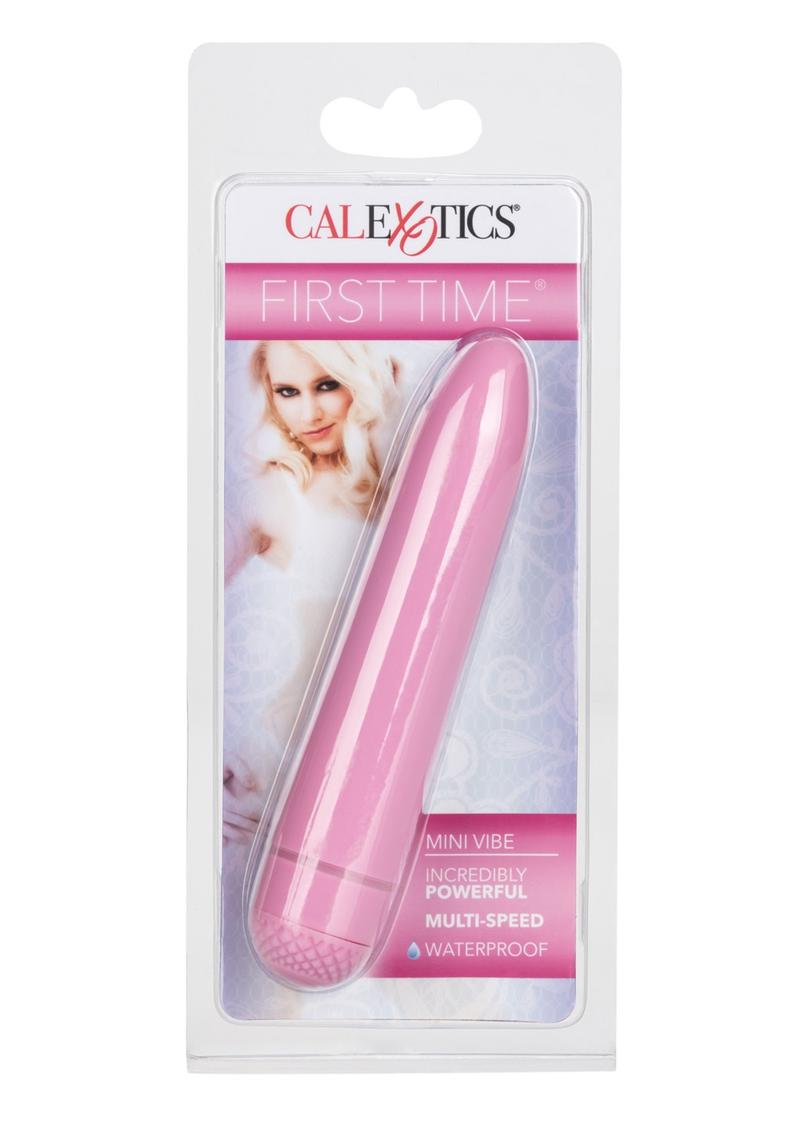 Mini vibrador impermeable de 4,5 pulgadas de color rosa