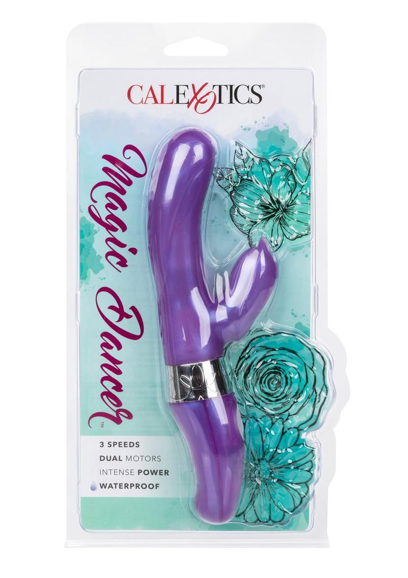 Vibrador Magic Dancer resistente al agua de 3,75 pulgadas morado