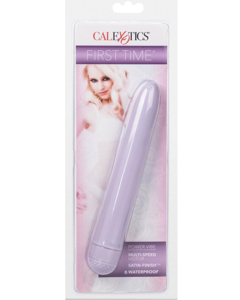 Vibrador Power Vibe impermeable de 6 pulgadas color morado