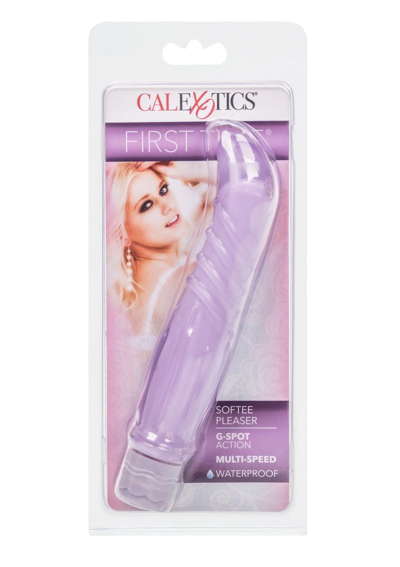 First Time Softee Pleaser Vibe Waterproof 5.25 Inch Purple