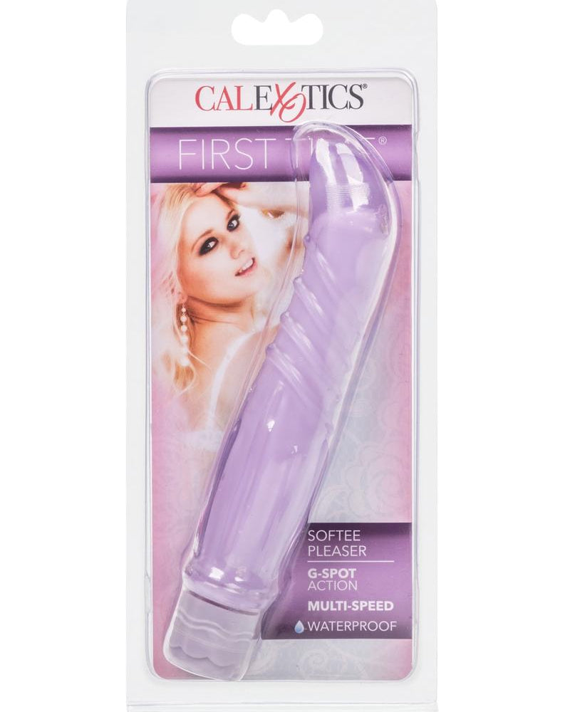 Vibrador Softee Pleaser Vibe impermeable de 5,25 pulgadas color morado