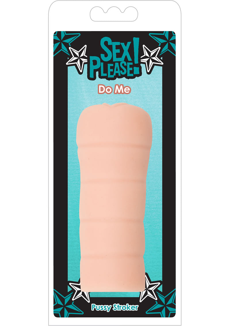 Sex Please Do Me Realistic Pussy Stroker Waterproof Flesh