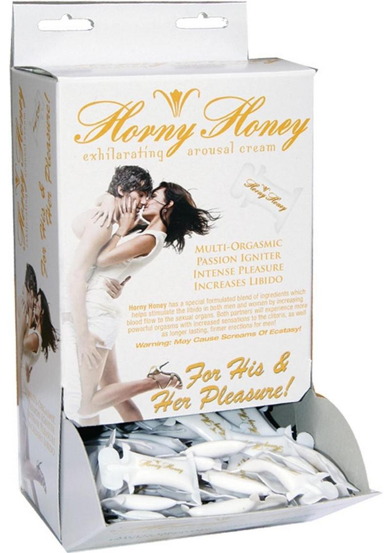 Horny Honey Exhilarating Arousal Gel Display 144 Per Bowl