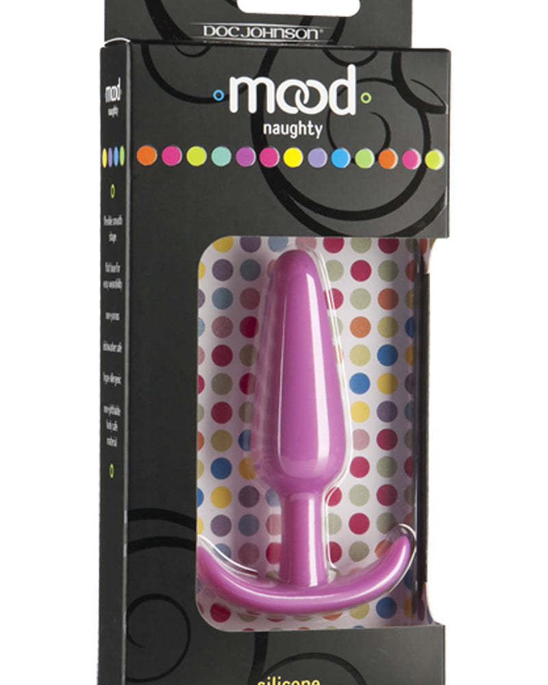 Mood Naughty Silicone Anal Plug Medium Pink