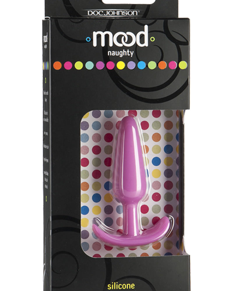 Plug anal de silicona Mood Naughty pequeño rosa