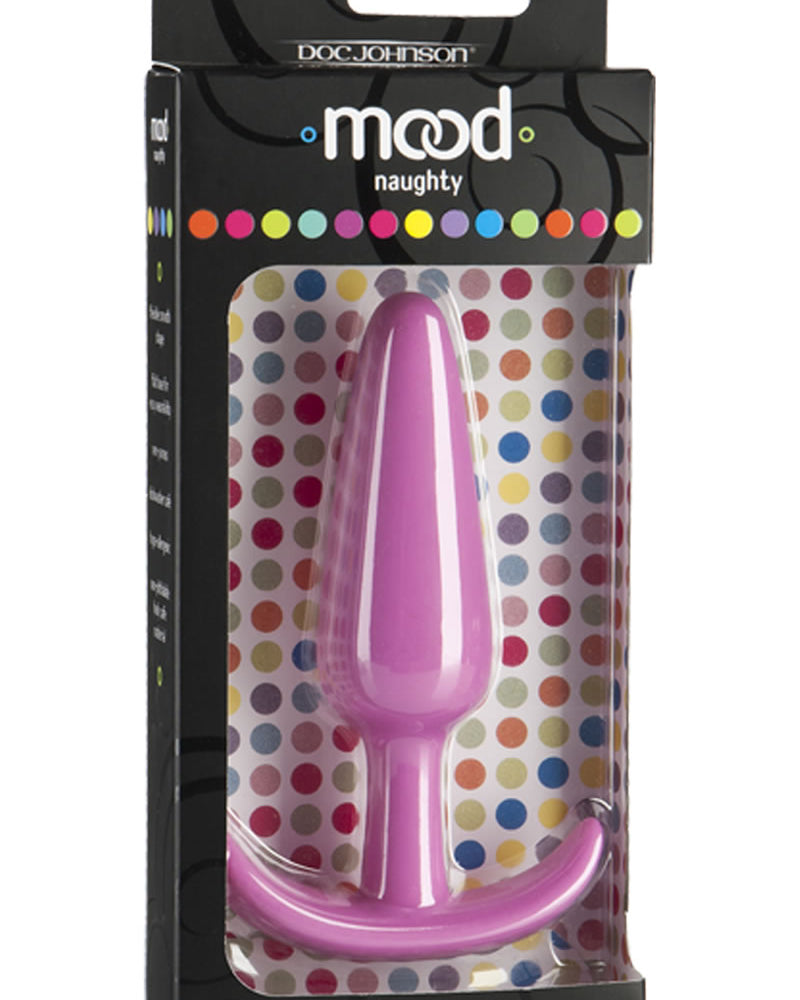 Plug anal de silicona Mood Naughty grande rosa