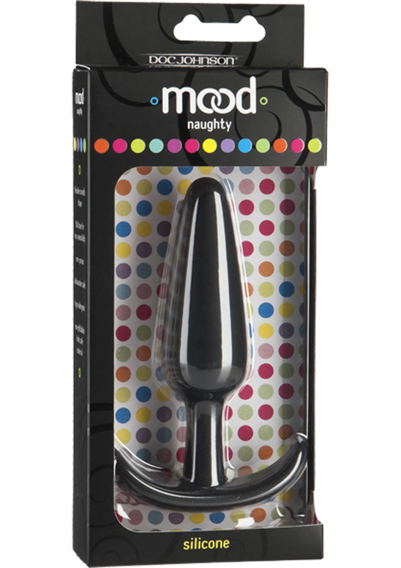 Plug anal de silicona Mood Naughty grande negro