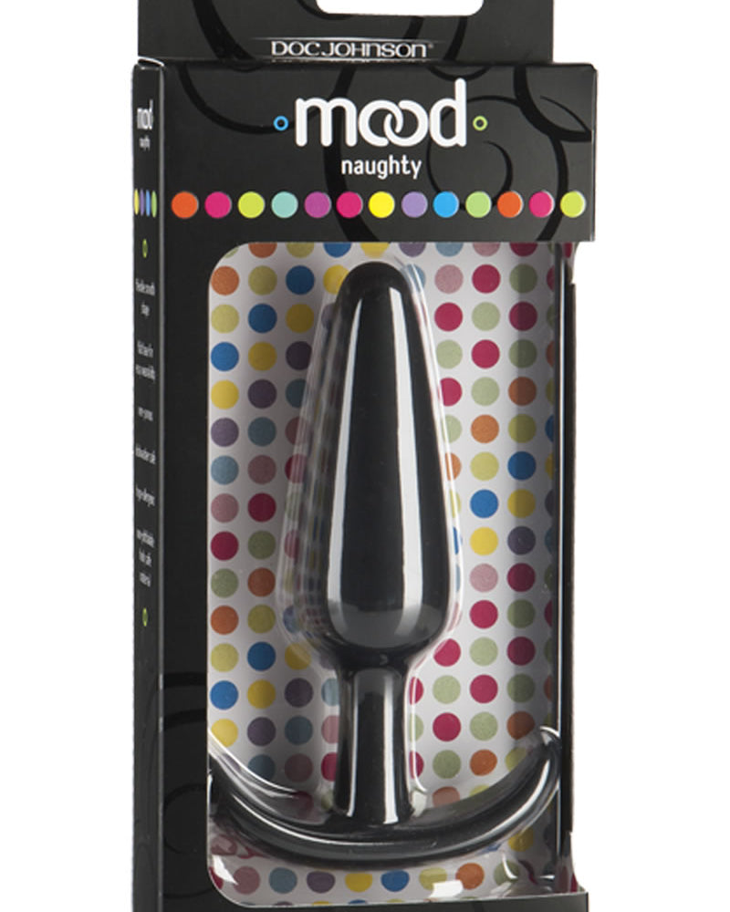 Plug anal de silicona Mood Naughty grande negro