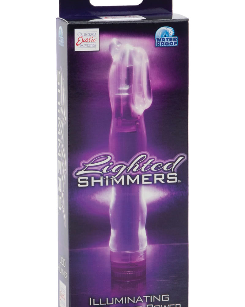 Lighted Shimmers L E D Hummer Waterproof 6.5 Inch Purple