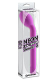 Neon Luv Touch Slender G Vibrator Waterproof 7.25 Inch Purple