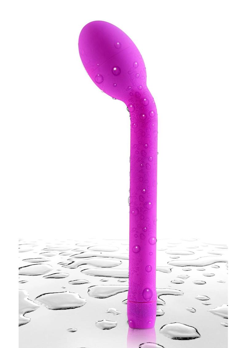 Vibrador Neon Luv Touch Slender G resistente al agua de 7,25 pulgadas morado