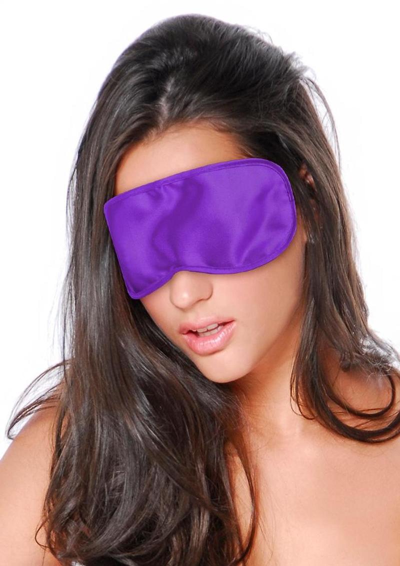 Fetish Fantasy Satin Love Mask Purple