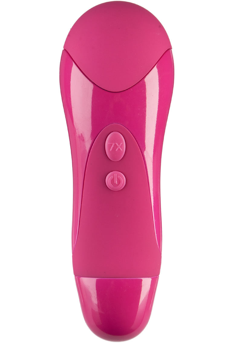 Masajeador Mood Sensuous de 7 funciones, resistente al agua, color rosa