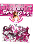 Bride To Be Ring Bling Party Confetti