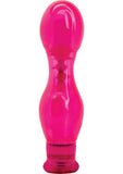 Climax Gems Vibrador eléctrico de lava ametrina resistente al agua, color rosa, 5,3 pulgadas