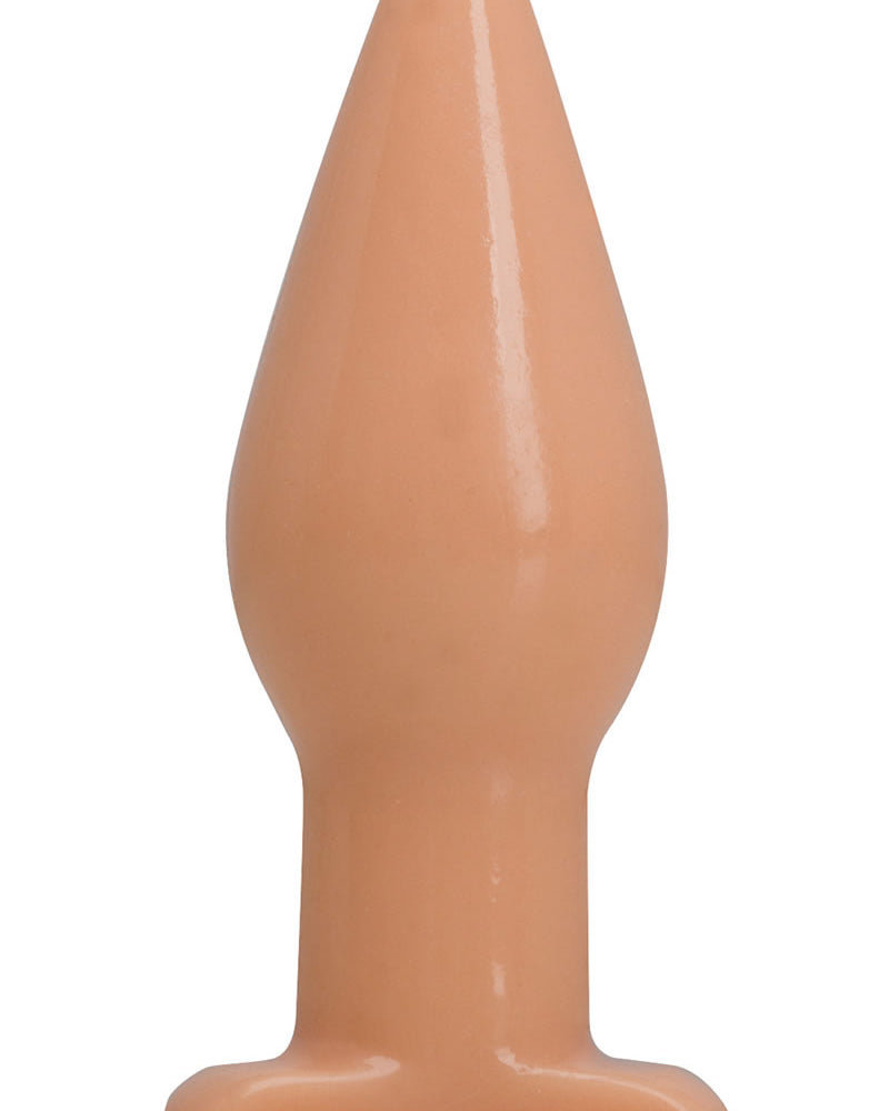 Tapón anal Wildfire Down And Dirty resistente al agua de 4 pulgadas en color carne